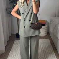 Veste blazer sans manches
