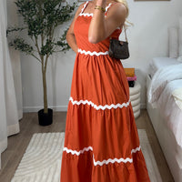 Robe champêtre longue