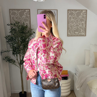Veste fleurie