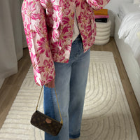 Veste fleurie