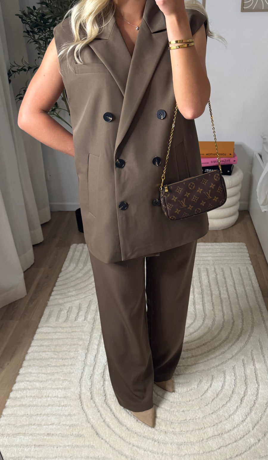 Veste blazer sans manches