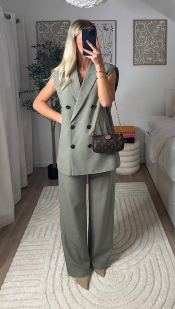 Veste blazer sans manches