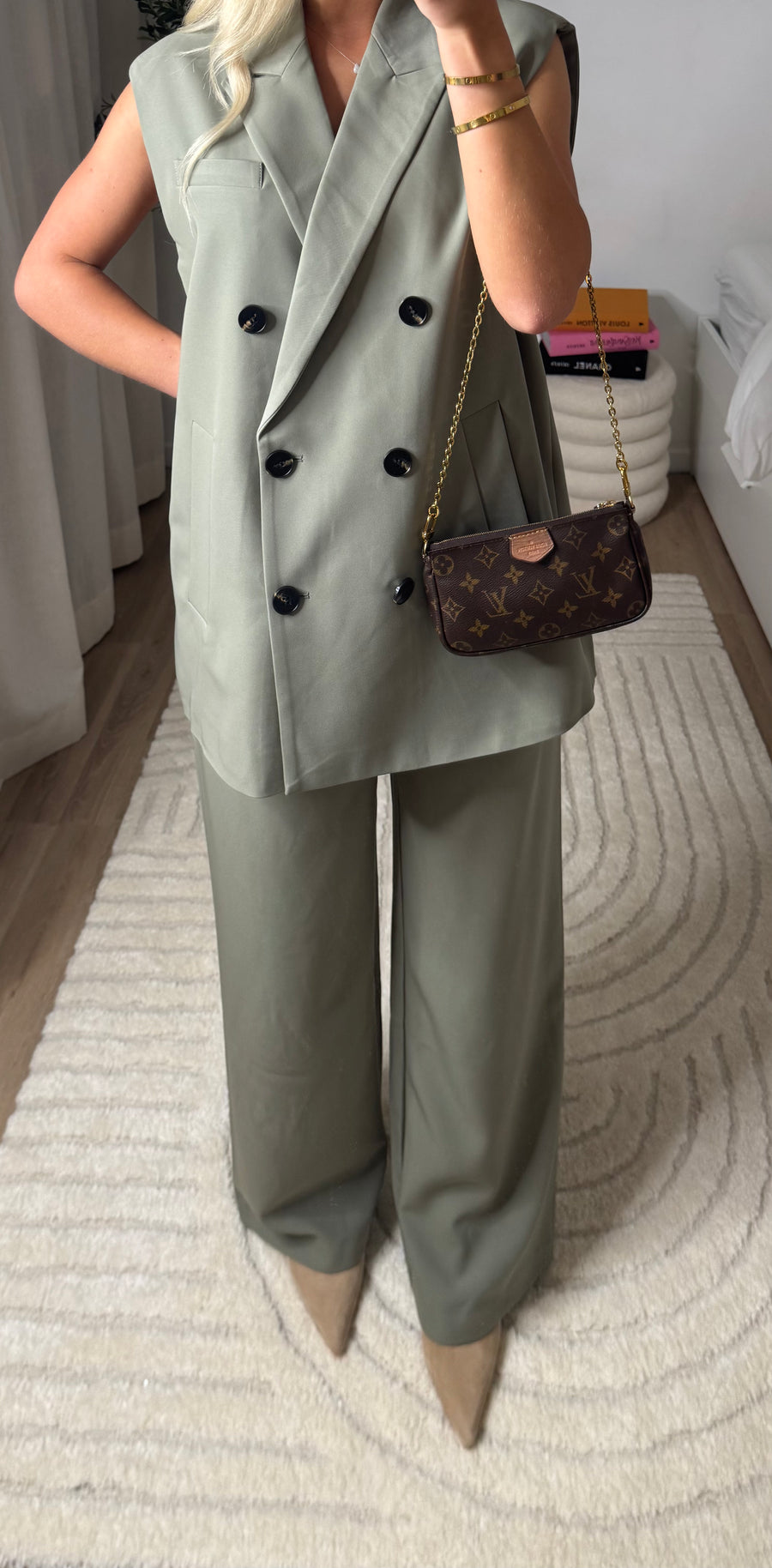 Veste blazer sans manches