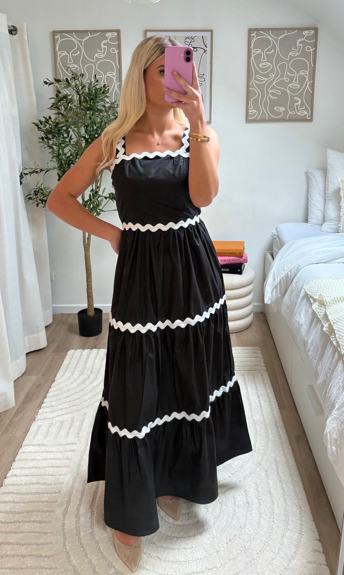 Robe champêtre longue
