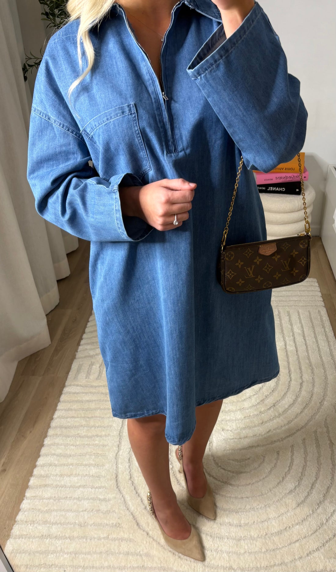 Robe jeans