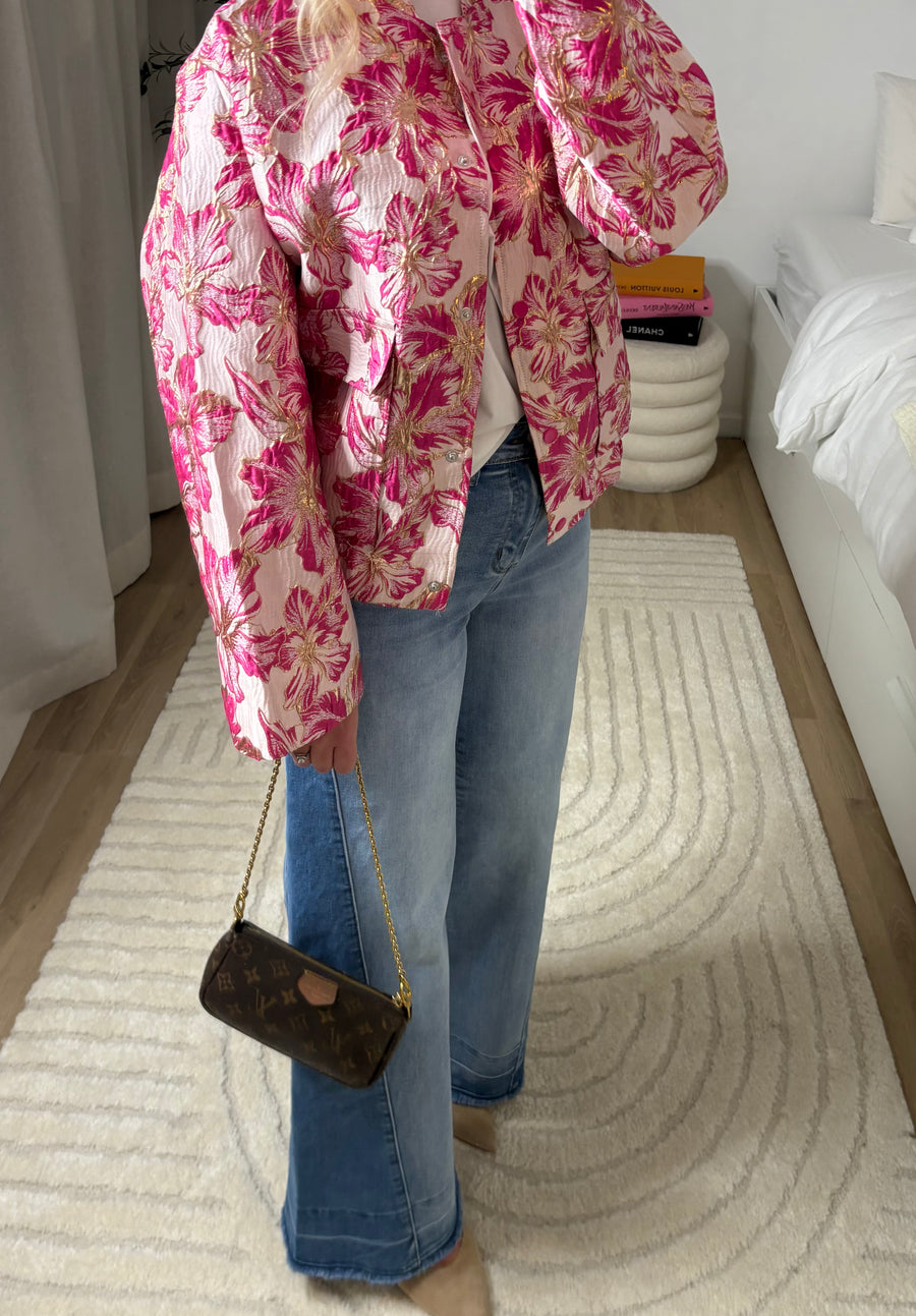 Veste fleurie