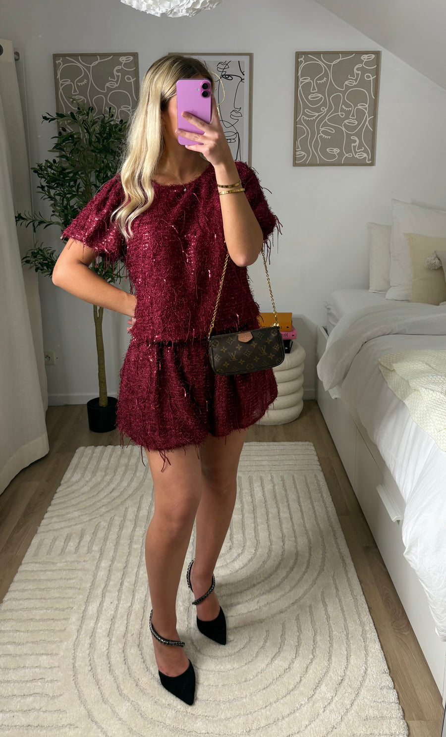 Haut sequin